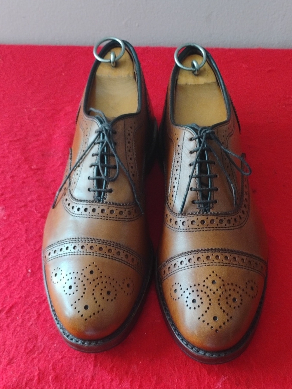 Brooks Brothers Brown Leather Wingtip Oxfords